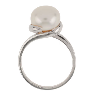 Anillo Perla Redonda